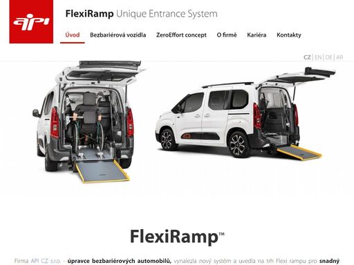 nabízíme úpravy automobilů pro handicapované. nájezdové rampy, flexirampy, ruční řízení, otočné sedačky, nakládací jeřábky a mnoho dalšího. 