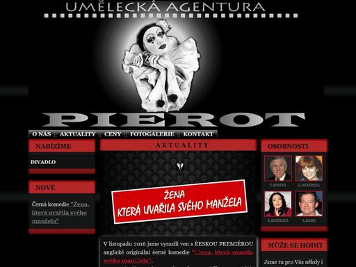umělecká agentura - produkce, prodej a zprostředkování kulturních pořadů.
