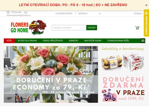 rozvoz květin praha. rozvoz květin v praze - kytice růží, kytice k narozeninám, smuteční květiny a další floristické služby naleznete v květinářství praha 5. smuteční kytice a věnce doručíme přímo na místo konání smutečního obřadu. rozvoz květin v praze přímo z vlastního květinářství již za 120 minut. kytice růží k…