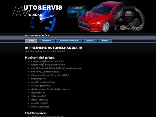 servis a opravy, servisní práce, diagnostika vozidel, plnění klimatizací