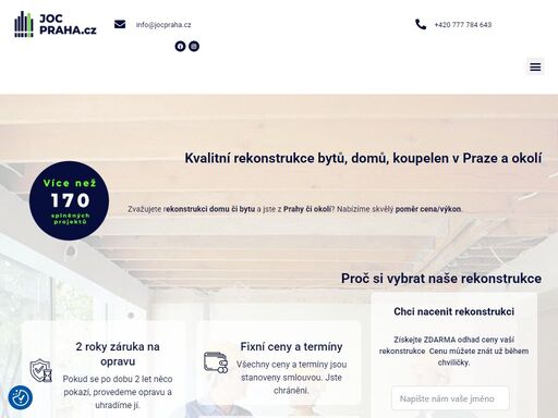 rekonstrukce domů a bytů – nabízíme stavební práce v praze a okolí s důrazem na kvalitu individuální přístup a skvělý poměr cena-výkon. ??