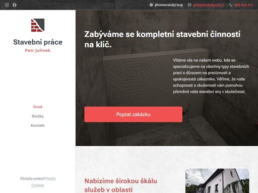 zabýváme se kompletní stavební činností na klíč.