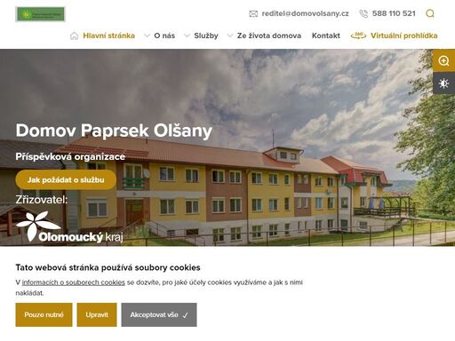 stránky domova paprsek olšany