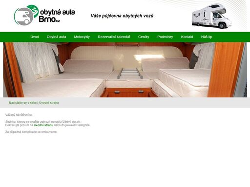 půjčovna obytných vozů brno