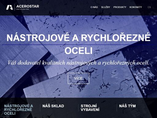 acerostar s.r.o. - váš dodavatel kvalitních nástrojových a rychlořezných ocelí
