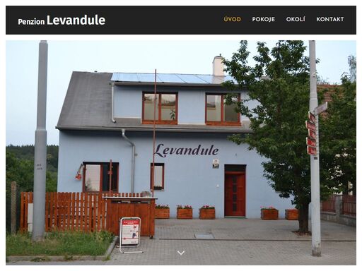 vítáme vás v na stránkách penzionu levandule a přejeme vám krásné a spokojené chvíle strávené u nás.