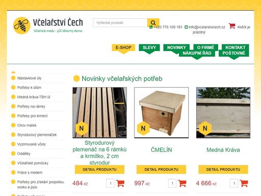   e-shop včelařských potřeb, včelaříme pod pálavou, bílovicku a valticku.   