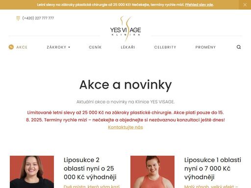 klinika estetické medicíny a plastické chirurgie s pobočkami v praze, brně, ostravě a bratislavě. jsme největší klinika v čr a sr.