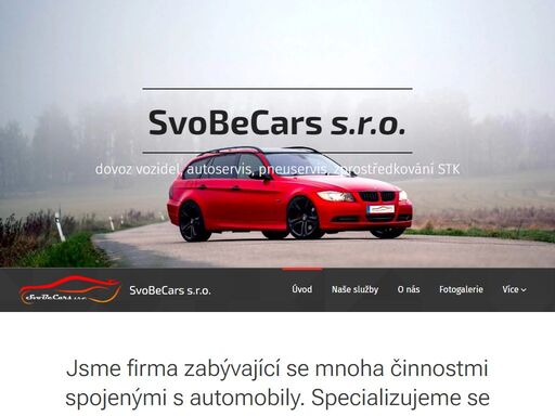 jsme firma zabývající se mnoha činnostmi spojenými s automobily. specializujeme se zejména na dovoz vozidel z celé evropy, servis převážně mechanických částí vozidel, pneuservis a mnoho dalších služeb včetně folií, přípravy vozidel na stk, karosářské práce, lakýrnické práce atd. naše práce je zároveň naším koníčkem a proto ji odvádíme vždy na 100% ...