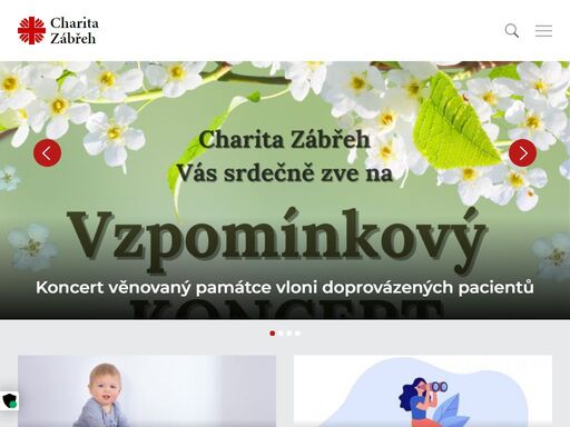 charita zábřeh homepage