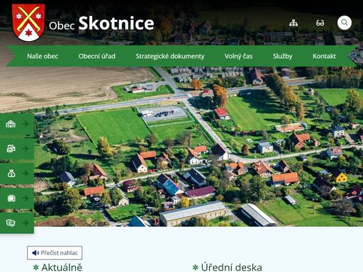 oficiální stránky obce skotnice