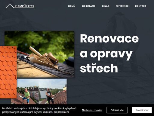 nabízíme kvalitní spektrum služeb jako klempířské práce, pokrývačské práce, izolace střech a také provídíme montáž snehových zábran.