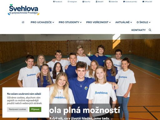 chceš studovat školu, která ti dá jistotu uplatnění? kde učí učitelé, kteří tomu opravdu rozumí a kde získáš přátele na celý život? staň se jedním z nás.