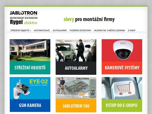 autorizovaný distributor jablotron v olomouci, alarmy, zabezpečovací systémy