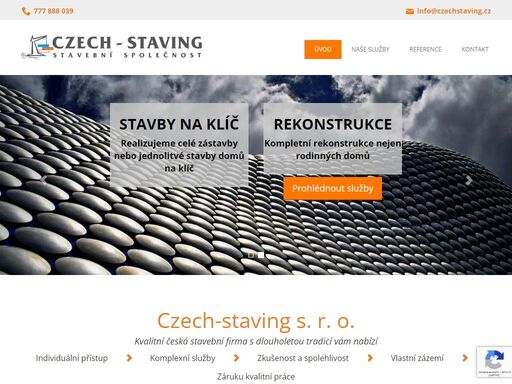 kvalitní česká firma zabývající se realizací staveb a revitalizací.