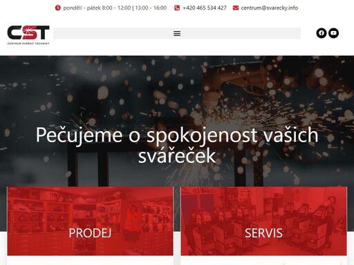 centrum svářecí techniky s.r.o. nabízí široké spektrum svářecích zařízení a příslušenství, jak v naší kamené prodejně, tak v eshopu.