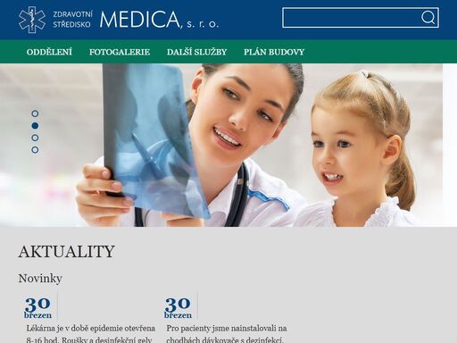 zdravotní středisko medica, s. r. o., březinova xxx, 586 01 jihlava