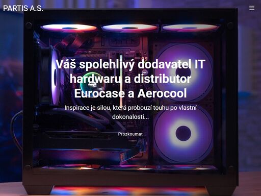 partis a.s - váš partner, o kterého se můžete opřít.