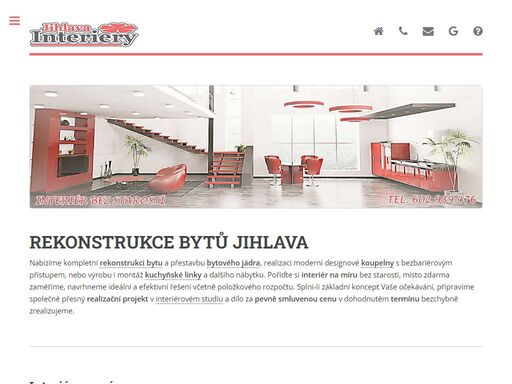 provádíme rekonstrukce bytů a přestavby bytových jader na vysočině, realizujeme koupelny na klíč, pokládku vinylové podlahy, montáž interiérových dveří a kuchyně na míru.