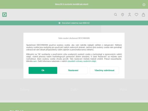 široká online ponuka obuvi, oblečení a doplňky v deichmann internetovom obchode. výhodné ceny ? top kvalita ? velký výběr ?