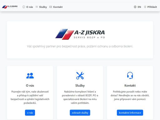 a-z jiskra s.r.o. - váš partner pro bozp, po a komplexní školení. zajistíme bezpečnost a splnění legislativy pro vaši firmu.