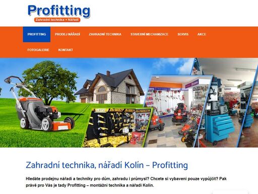 hledáte prodejnu nářadí a techniky pro dům, zahradu i průmysl? chcete si vybavení pouze vypůjčit? pak právě pro vás je tady profitting – montážní technika a