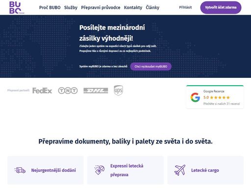 bubo trans nabízí komplexní služby nákladní a mezinárodní přepravy. zajišťujeme rychlou a efektivní logistiku pro firmy i jednotlivce po celé evropě. kontaktujte nás pro spolehlivou dopravu zboží na míru.