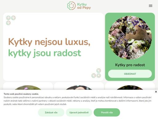 kytky nejsou luxus, kytky jsou radost.