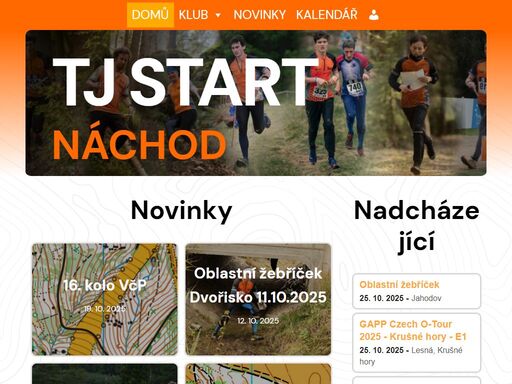 tj start náchod - stránky oddílu orientačního běhu v náchode