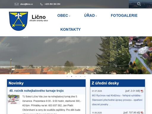 obec lično (německy litschno) se nachází v okrese rychnov nad kněžnou, kraj královéhradecký. žije zde 635 obyvatel. první písemná zmínka o obci pochází z roku 1355.