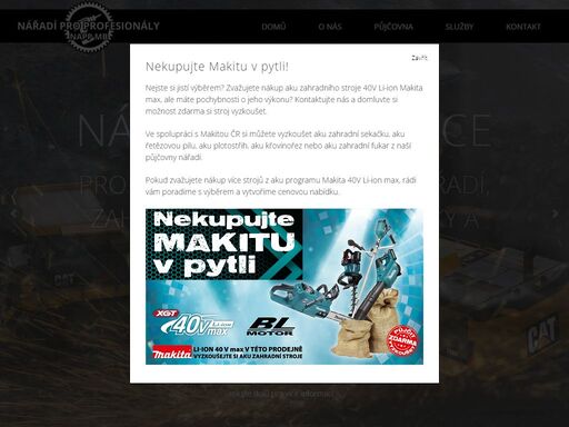prodejce profesionálního dílenského nářadí a vybavení.