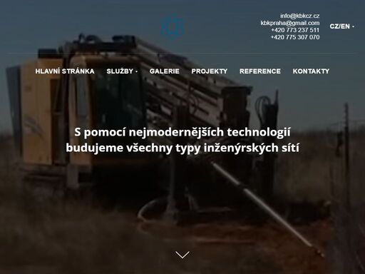 technologie pro pokládku bezvýkopových komunikací a potrubí od dodavatele s importovaným zařízením a rozsáhlé zkušenosti od projektu po realizaci