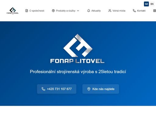 fonap litovel se zaměřuje na zakázkovou výrobu přípravků, ohýbacích a střižných nástrojů. profesionální strojírenská výroba s tradicí od roku 1999.