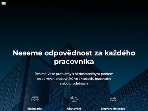 naše společnost se vyznačuje komplexním přístupem k poskytování služeb řízení lidských zdrojů, hlubokou znalostí trhů, systematikou a efektivitou. díky jasnému zaměření specializace na určité trhy mají naši odborníci kompletní informace o činnosti a stavu