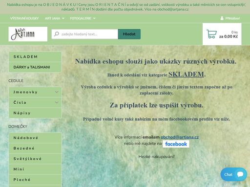 keramické cedulky jmenovky, autorská dílna, keramický ateliér, keramika na zakázku, keramika do zahrady, 