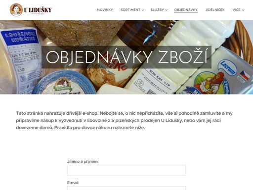 rádi vám schováme vybrané zboží nebo rovnou připravíme celý nákup, který si vyzvednete u vybrané lidušky.
