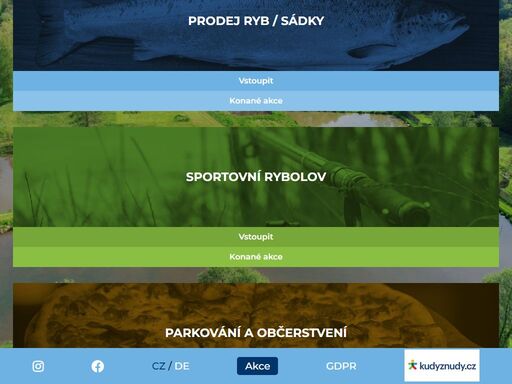 
		oficiální stránky rybárny, sádek, rekreačního rybolovu a občerstvení ráj pod lemberkem v libereckém kraji.
	
