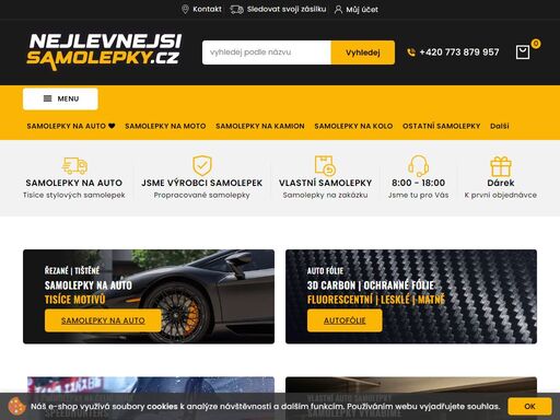 řezané samolepky na auto ? | tisíce auto samolepek na jednom místě ? | jsme výrobci ?  | precizně zpracované samolepky do posledního detailu ?  |