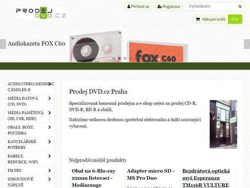 specializovaný internetový obchod prodej dvd s kamennou prodejnou praha. rychlé a spolehlivé dodání nebo osobní odběr vše skladem.