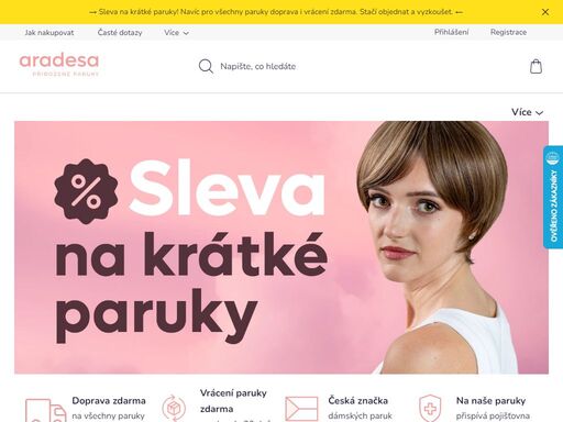 přirozené dámské paruky na běžné nošení. prodyšné, pohodlné a zdravotně nezávadné paruky s optimální hustotou vlasů. paruky zasíláme do celé čr!