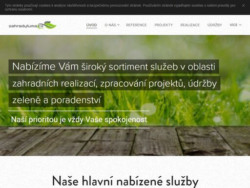projekty zahrad a veřejné zeleně