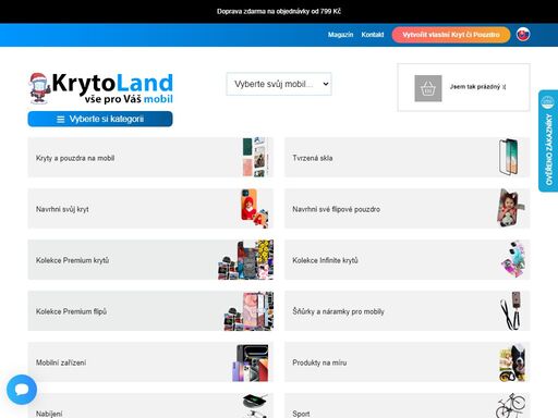 kryty a pouzdra na mobily, tvrzená skla, příslušenství na mobil kryty a příslušenství na mobilní telefony za nejnižší ceny!