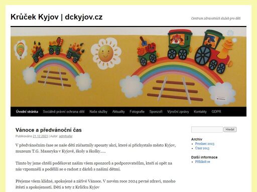 dětské centrum kyjov, p.o. je zvláštní dětské zdravotnické zařízení zřízené jihomoravským krajem.
