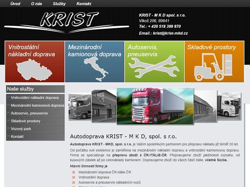 autodoprava krist - mkd. specialista na itálii.