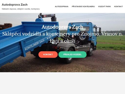 nákladní doprava, sklápěcí vozidla, kontejnery
