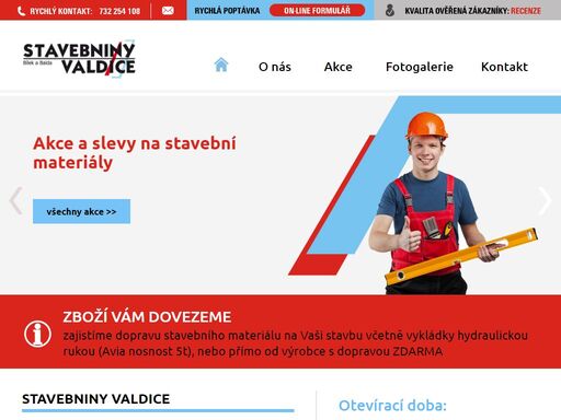 stavebniny valdice. kompletní dodávky stavebního materiálu. široký výběr hutního materiálu. dodávky střešních krytin i komínových systémů. navštivte stavebniny valdice.