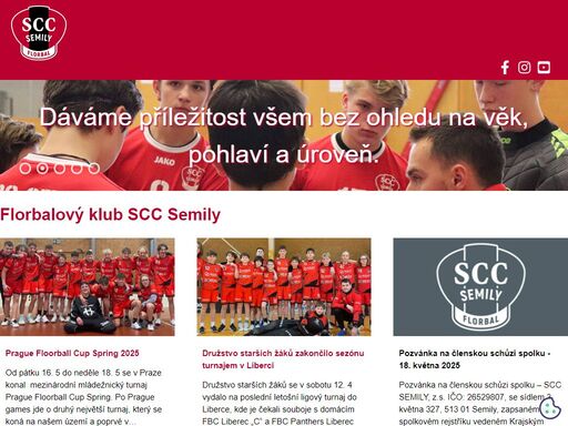 florbalový klub scc semily. oficiální stránky florbalového klubu ze semil