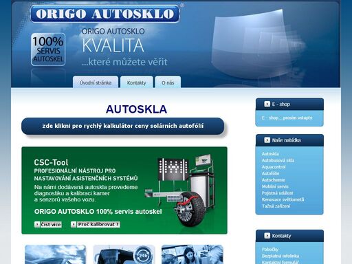 autosklo - origo, servis pro autoskla, vyměníme čelní, boční nebo zadní sklo