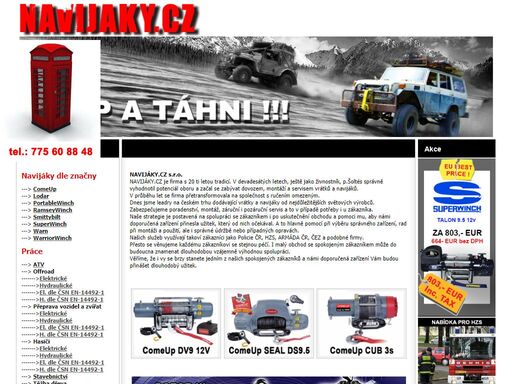 elektrické a hydraulické navijáky