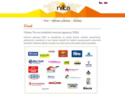 vaše cestovní agentura nika. dr.beneše 88 uničov tel.,fax:+420585051478 